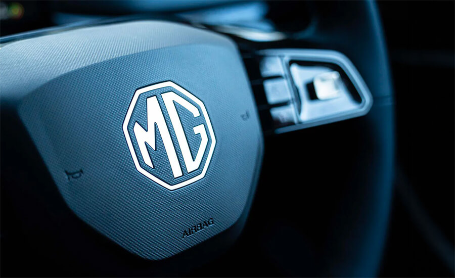 MG steering wheel