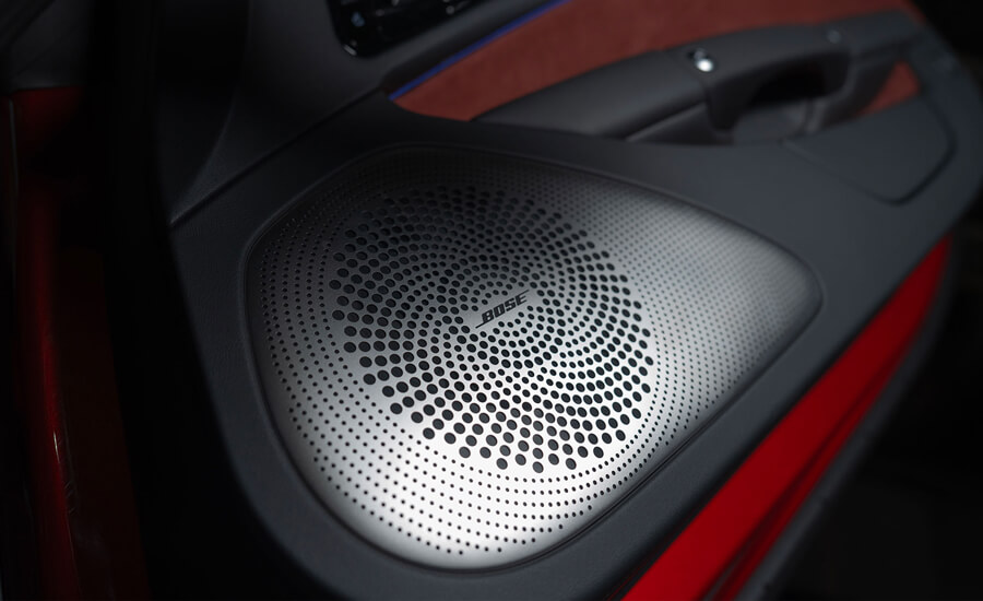 MG Cyberster close up of Bose&reg; speaker