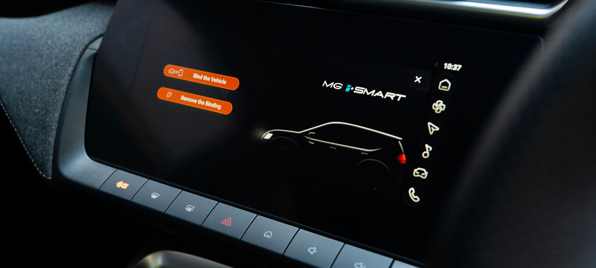 MG iSMART connectivity in MG ZS
