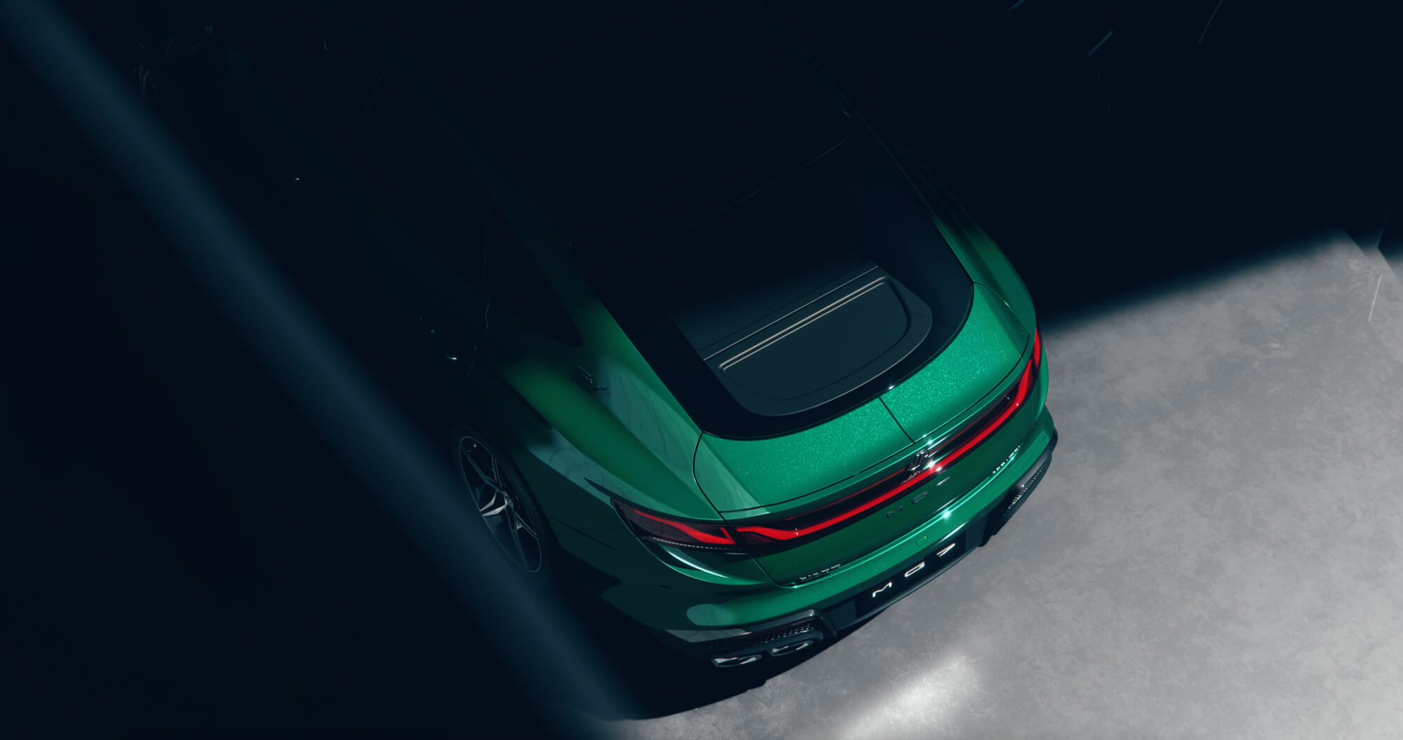 MG7 - Top shot of the rear