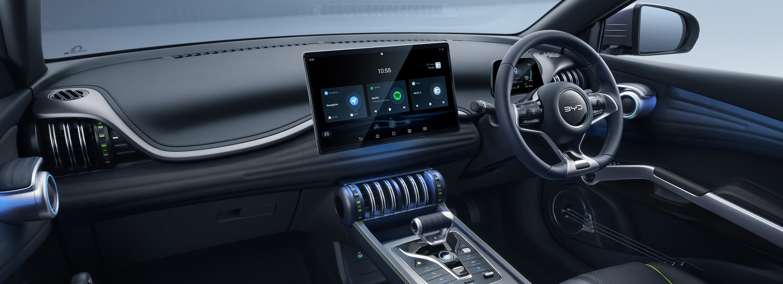 Atto 3 interior - 15.6-inch rotating touchscreen